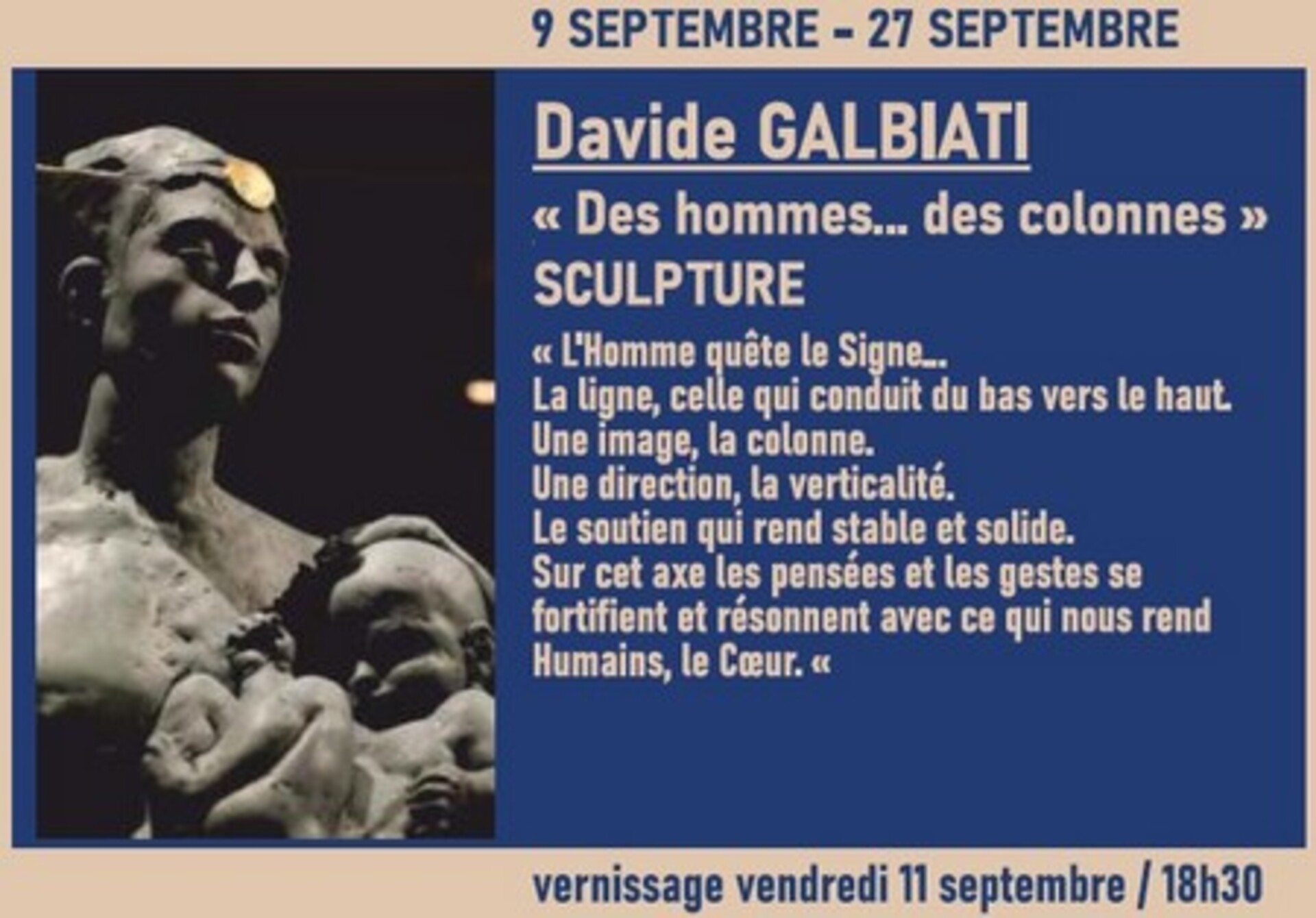 Exposition sculpture 