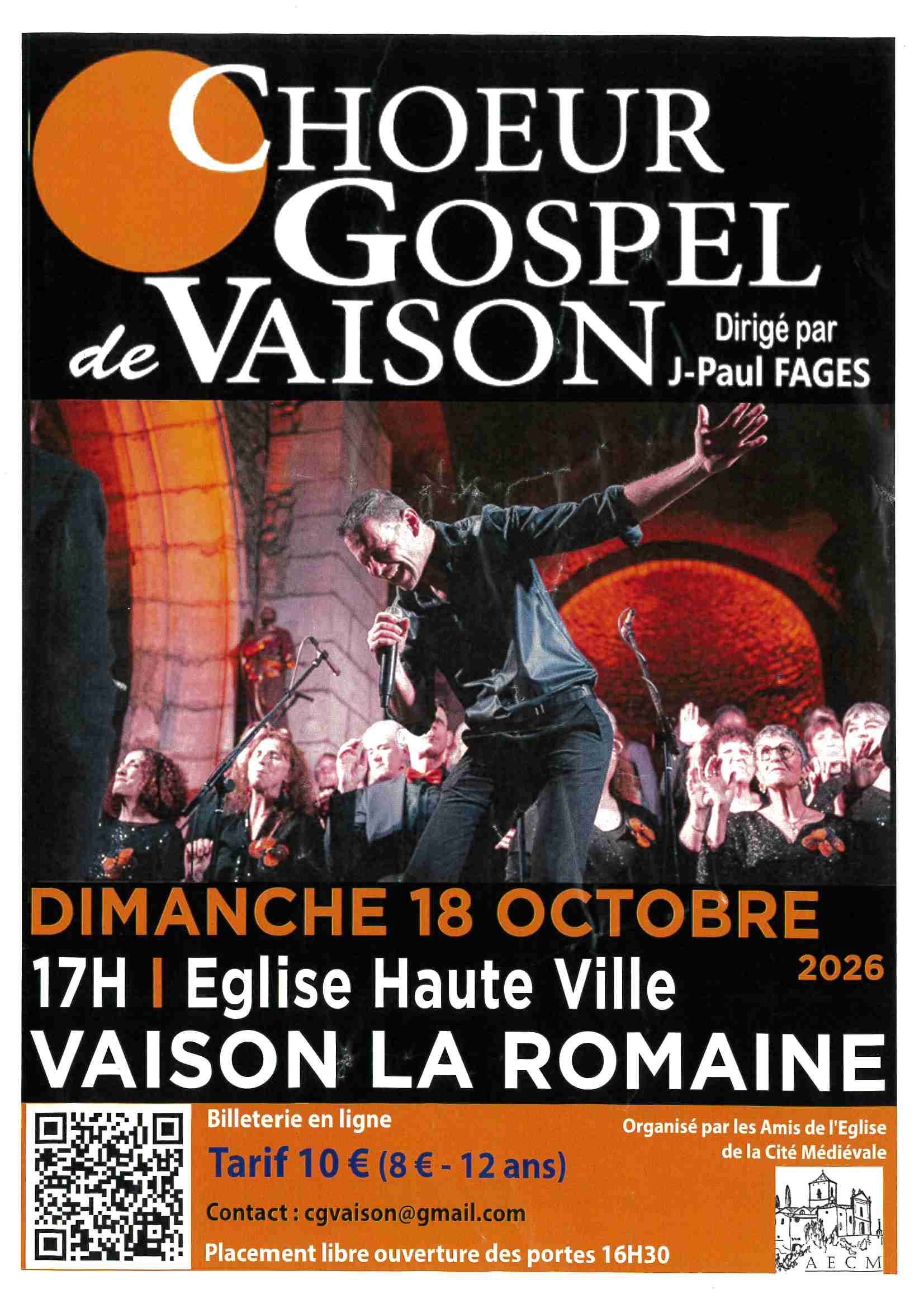 Concert du Choeur Gospel de Vaison - Musique dans la Nef