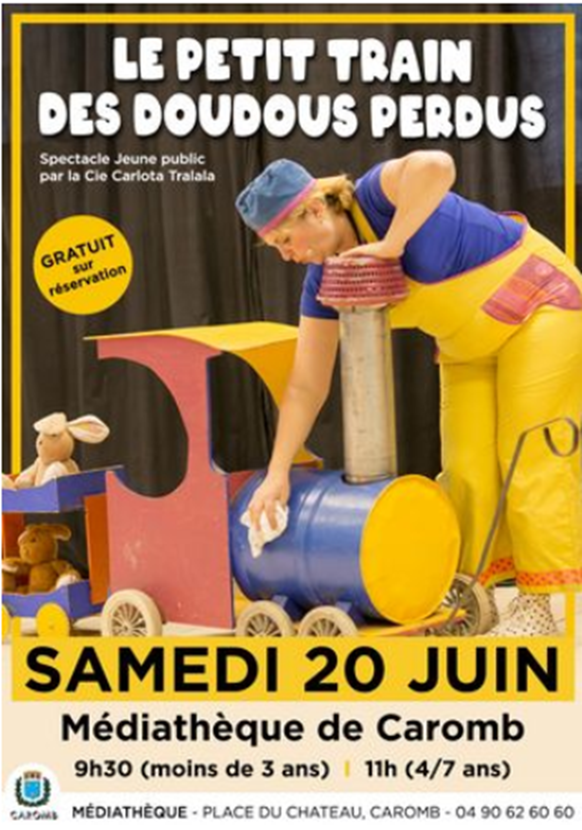 Le petit train des doudous perdus