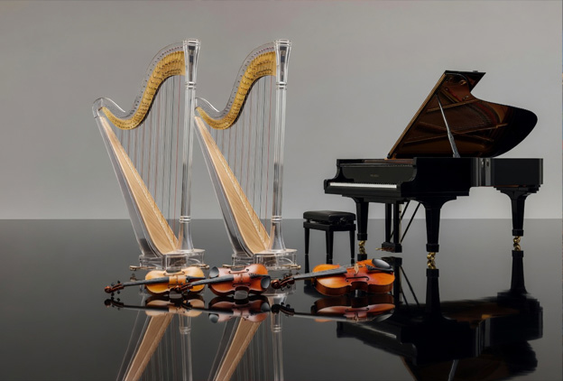 Cordes en miroir - R�sonances crois�es