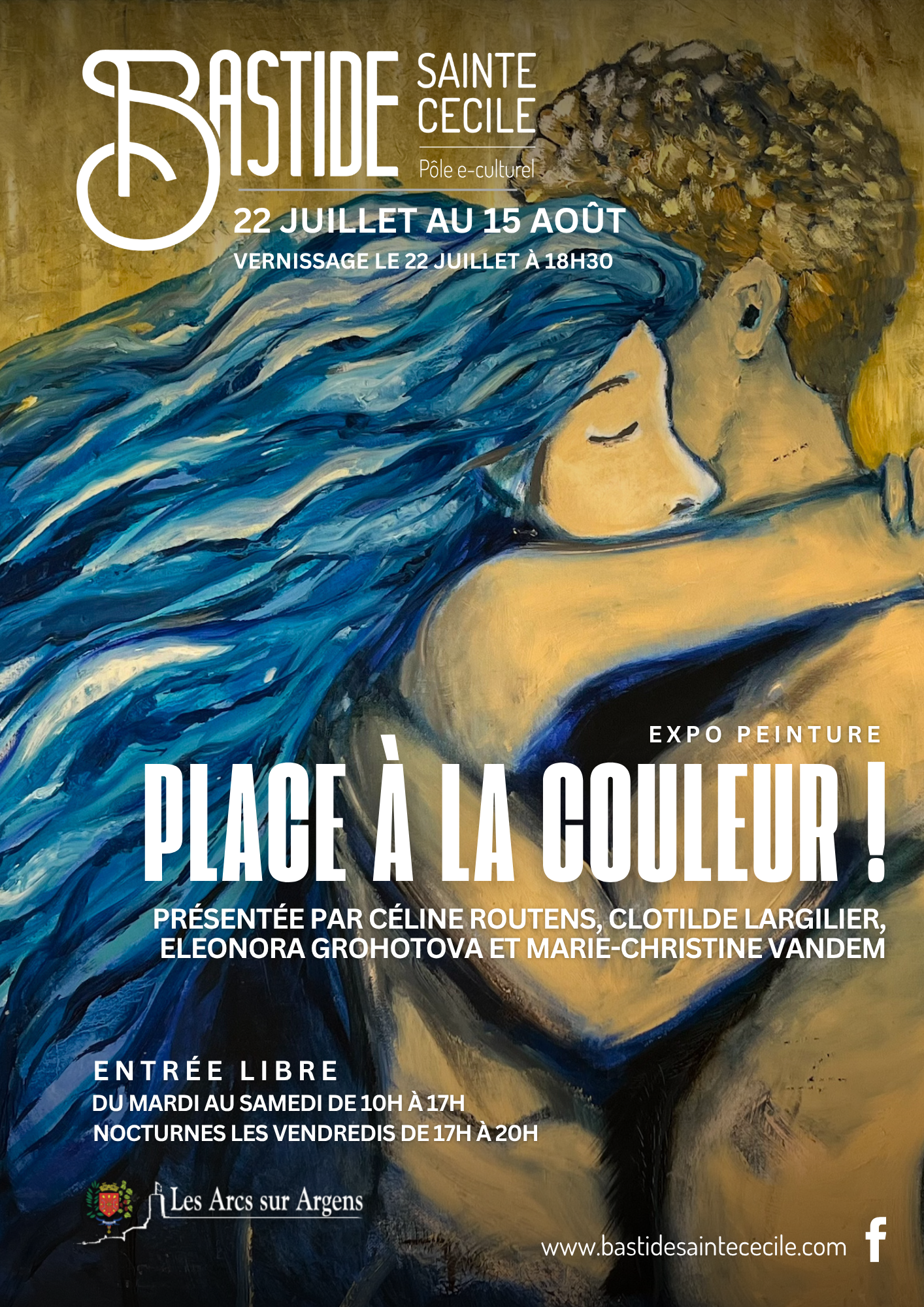 Bastide Sainte C�cile P�le e-culturel - exposition Place � la Couleur