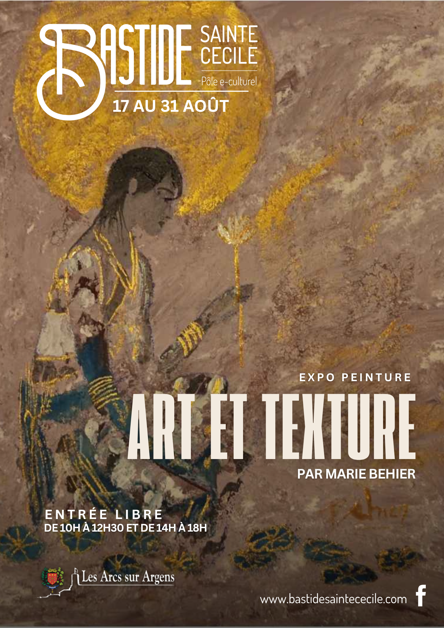 Bastide Sainte C�cile Pole E culturel- exposition Marie Behier. Art et Texture
