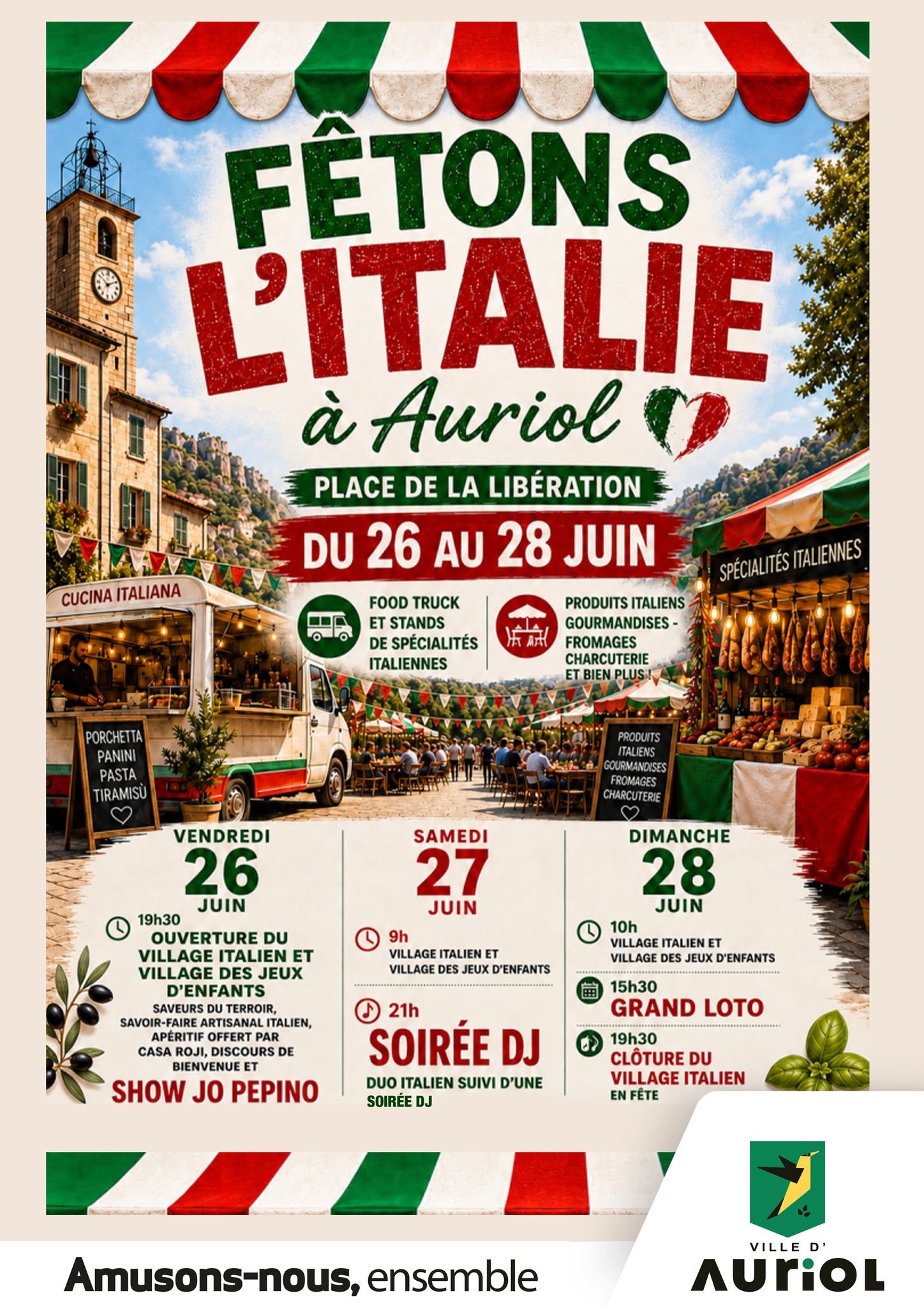 Week-end aux couleurs de l�Italie