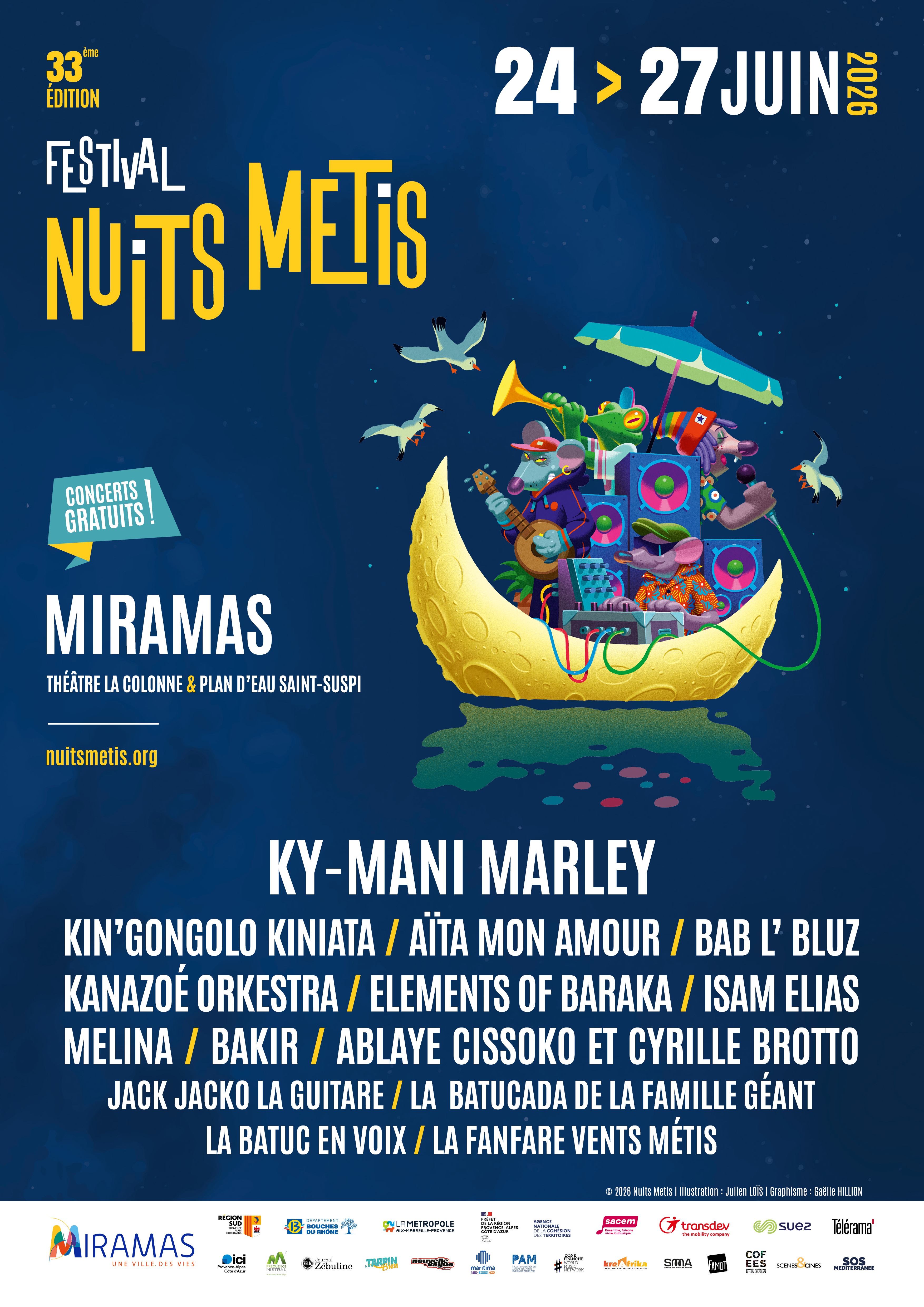 Le Festival Nuits M�tis f�te sa 33e �dition !