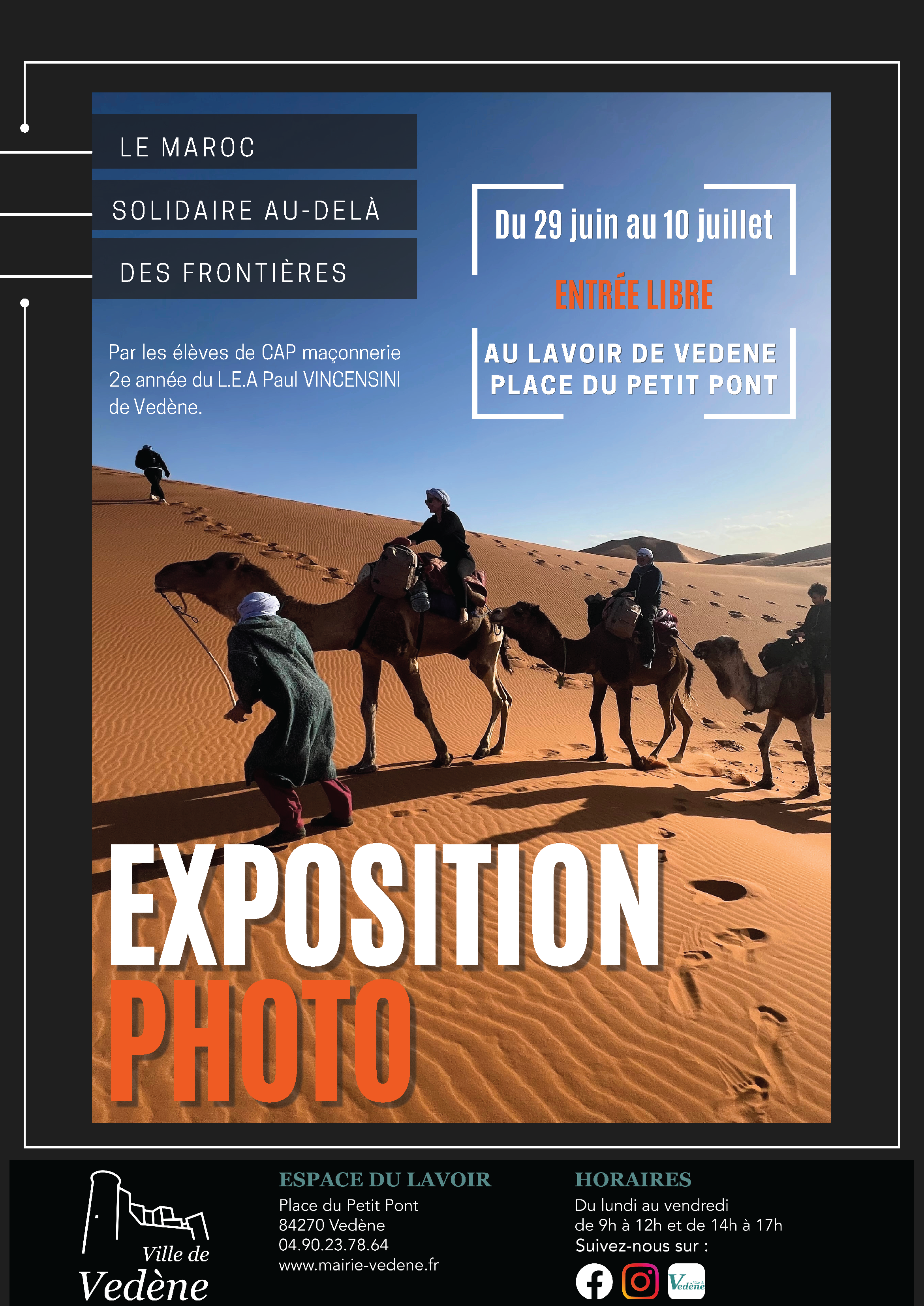 Exposition : Le Maroc Solidaire au-del� des fronti�res