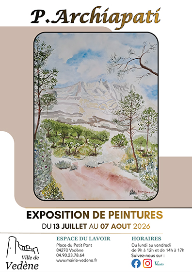 Exposition de peinture de Pierrette Archiapati