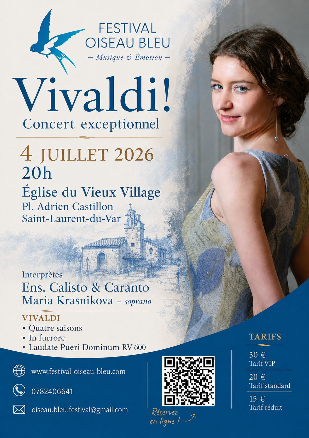 Festival Oiseau Bleu concert Vivaldi