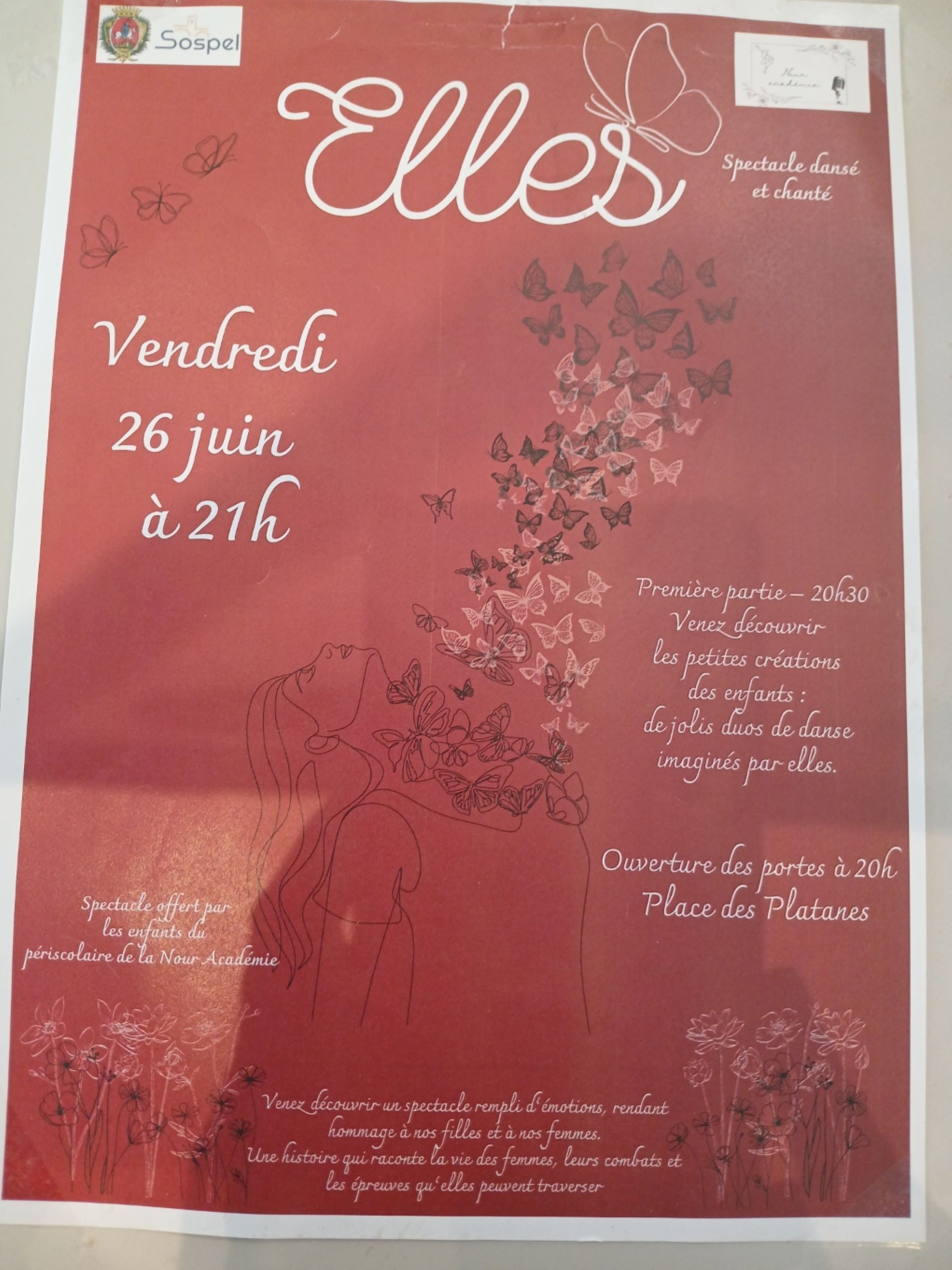Spectacle chant� et dans� 