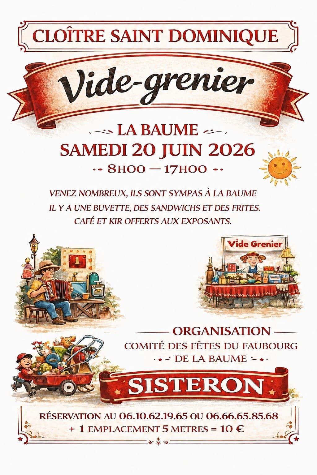 Vide greniers du quartier de la Baume
