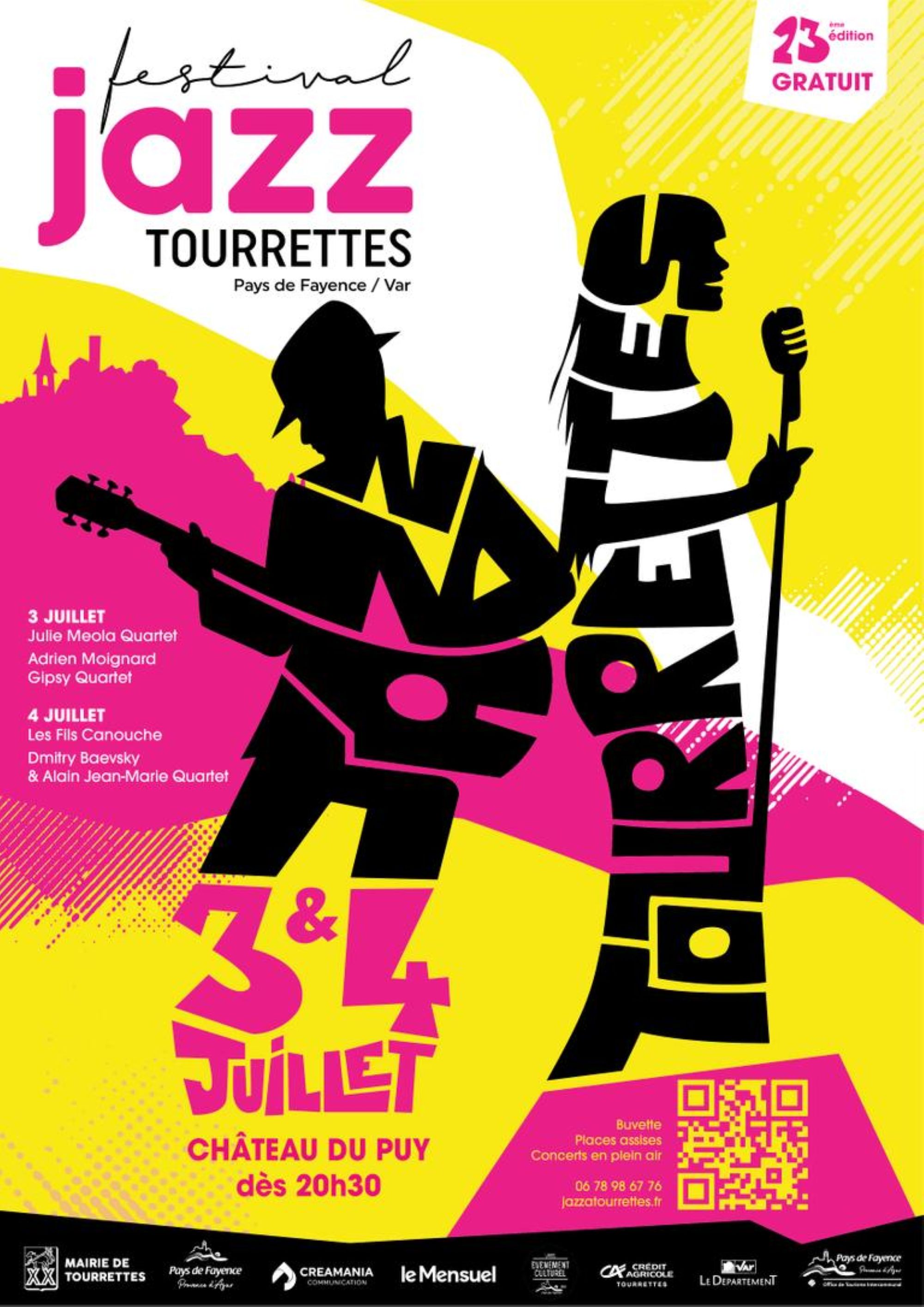 Jazz � Tourrettes -Soir�e du vendredi 3 juillet