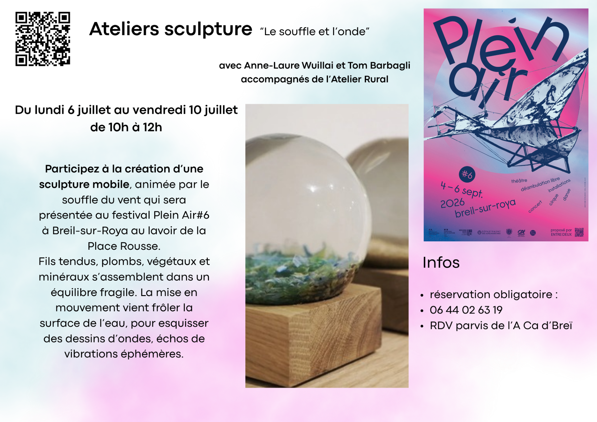 Festival Plein Air : atelier sculpture 