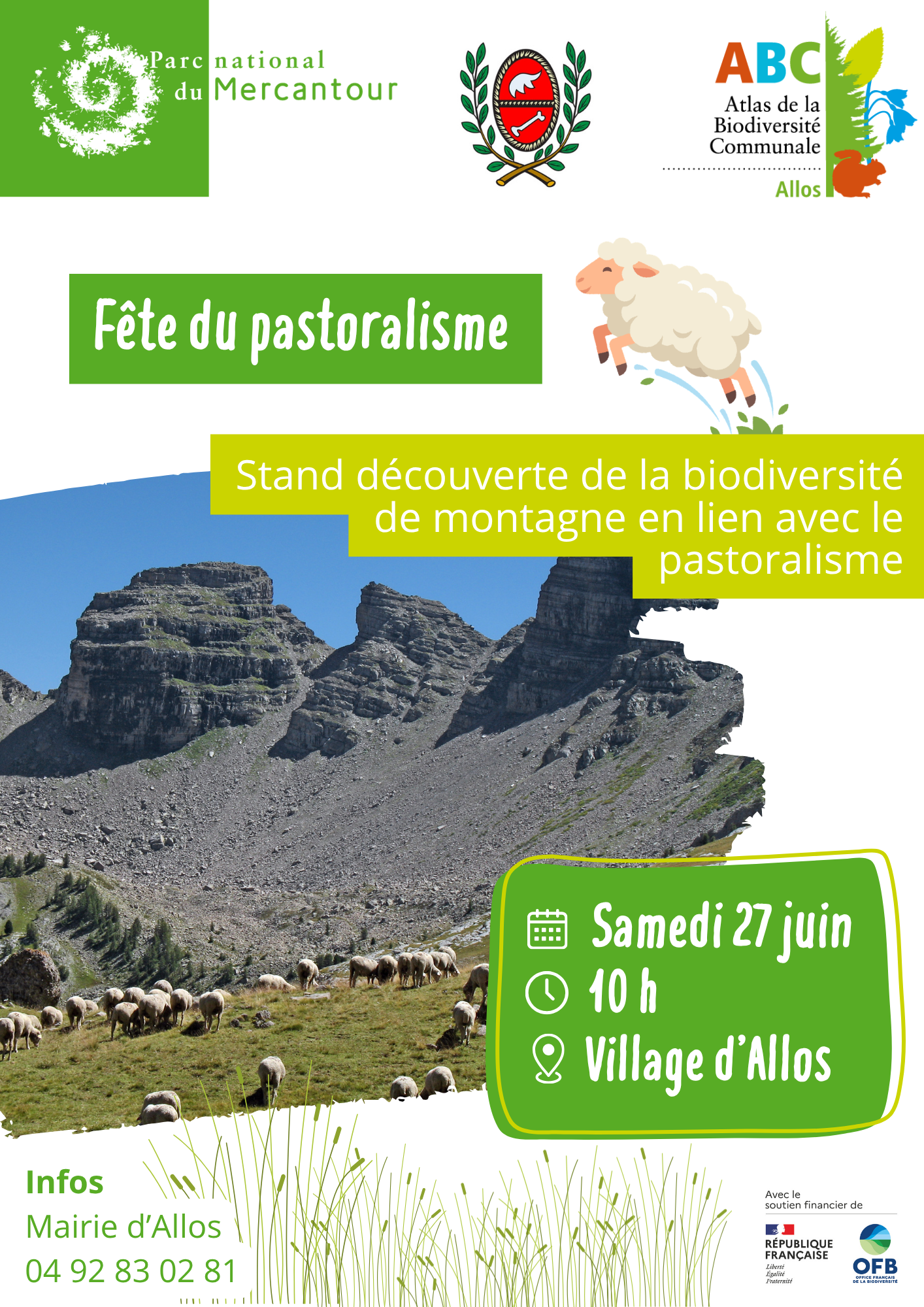 Stand d�couverte de la biodiversit� de montagne en lien avec le pastoralisme