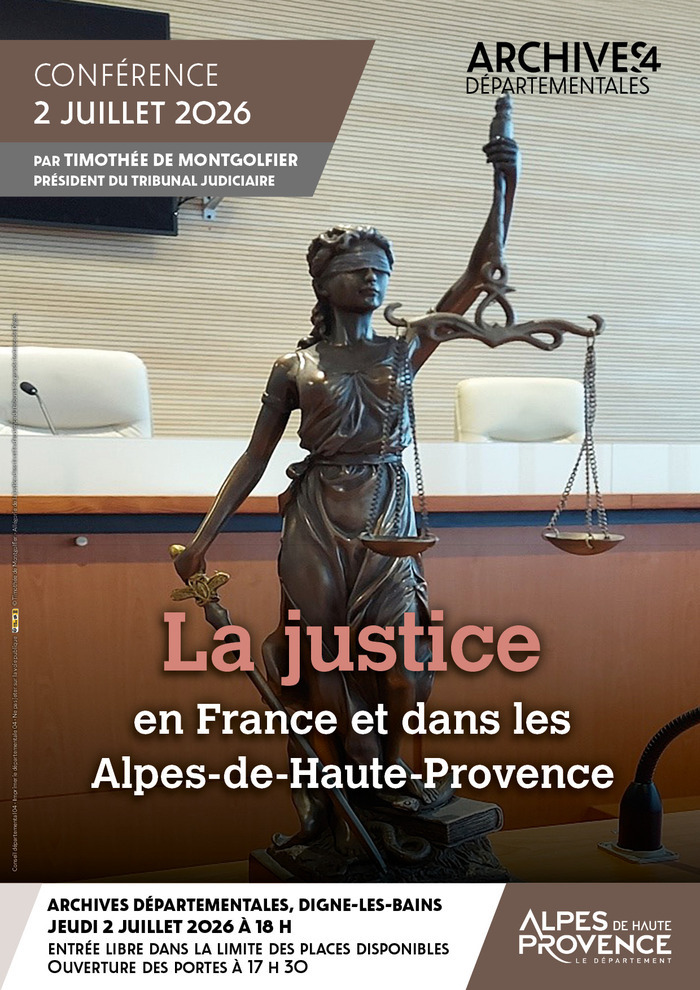 Conf�rence - La justice en France et dans les Alpes-de-Haute-Provence