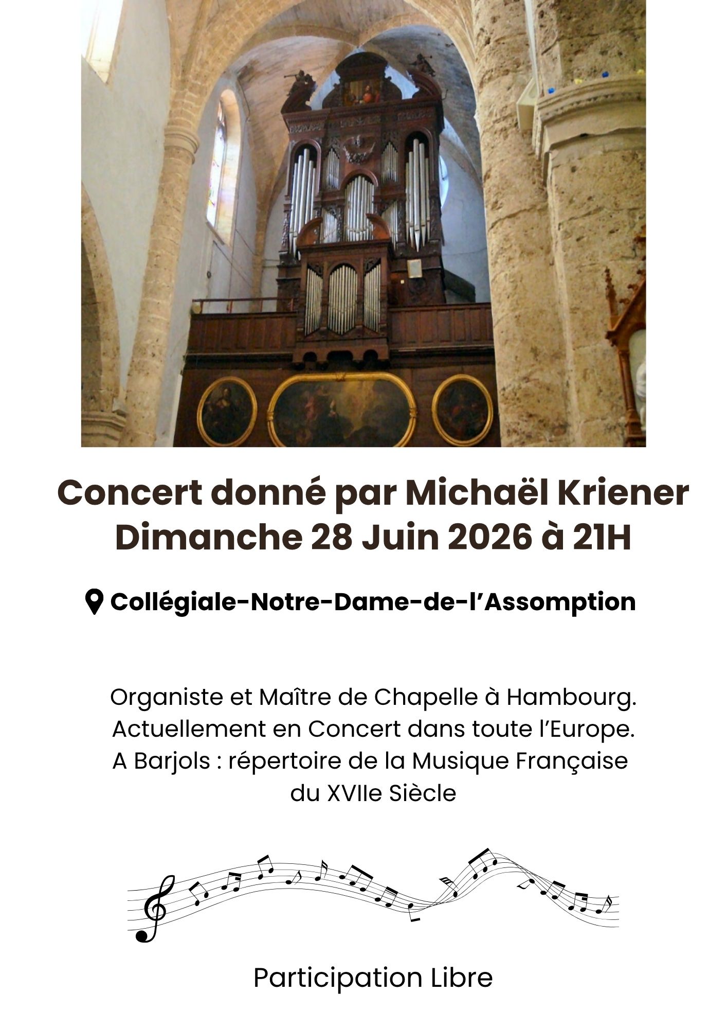 Concert : Michael Kriener - musique classique