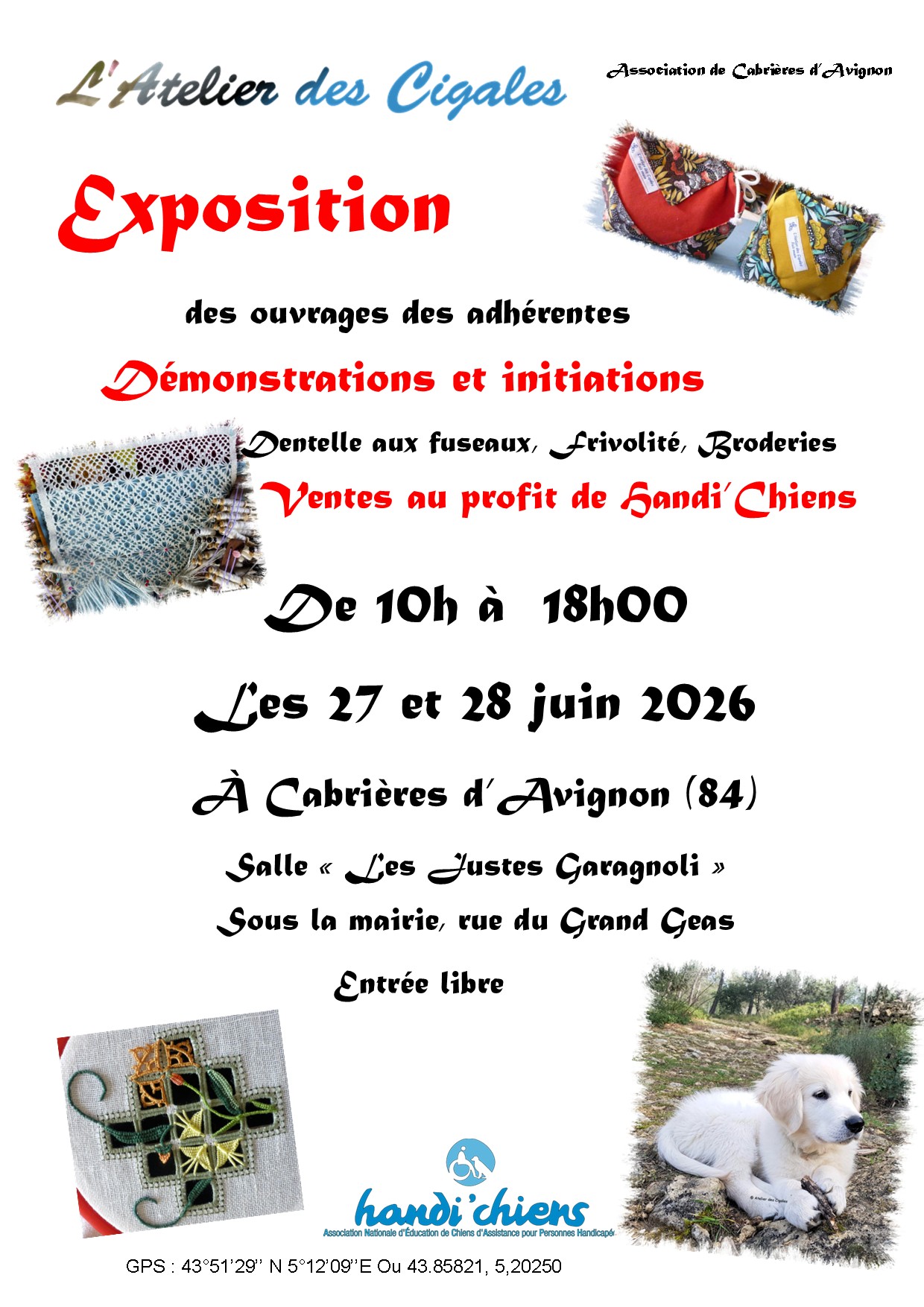 Exposition de L'Atelier des Cigales