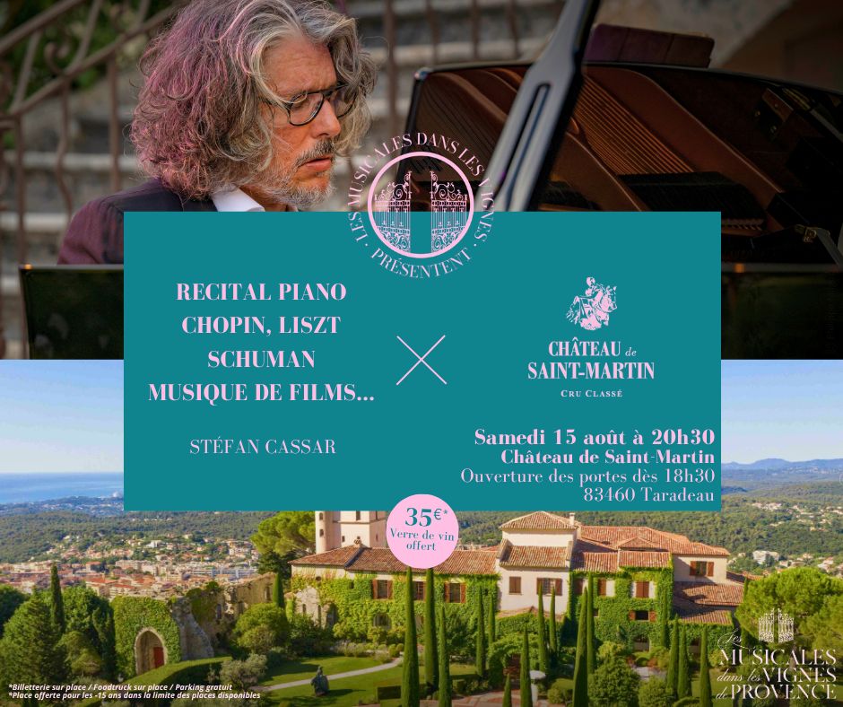 Les Musicales dans les Vignes - R�cital piano