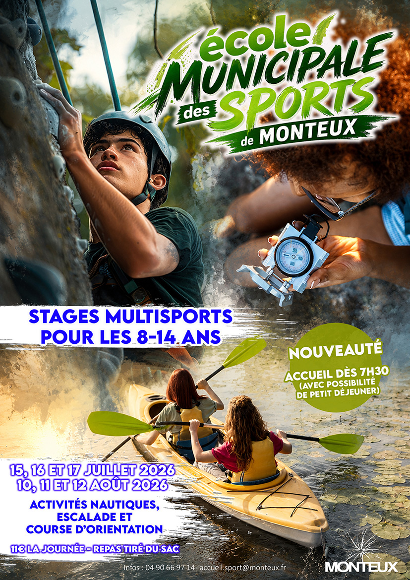 Stages multisports - Ecole municipale des sports de Monteux