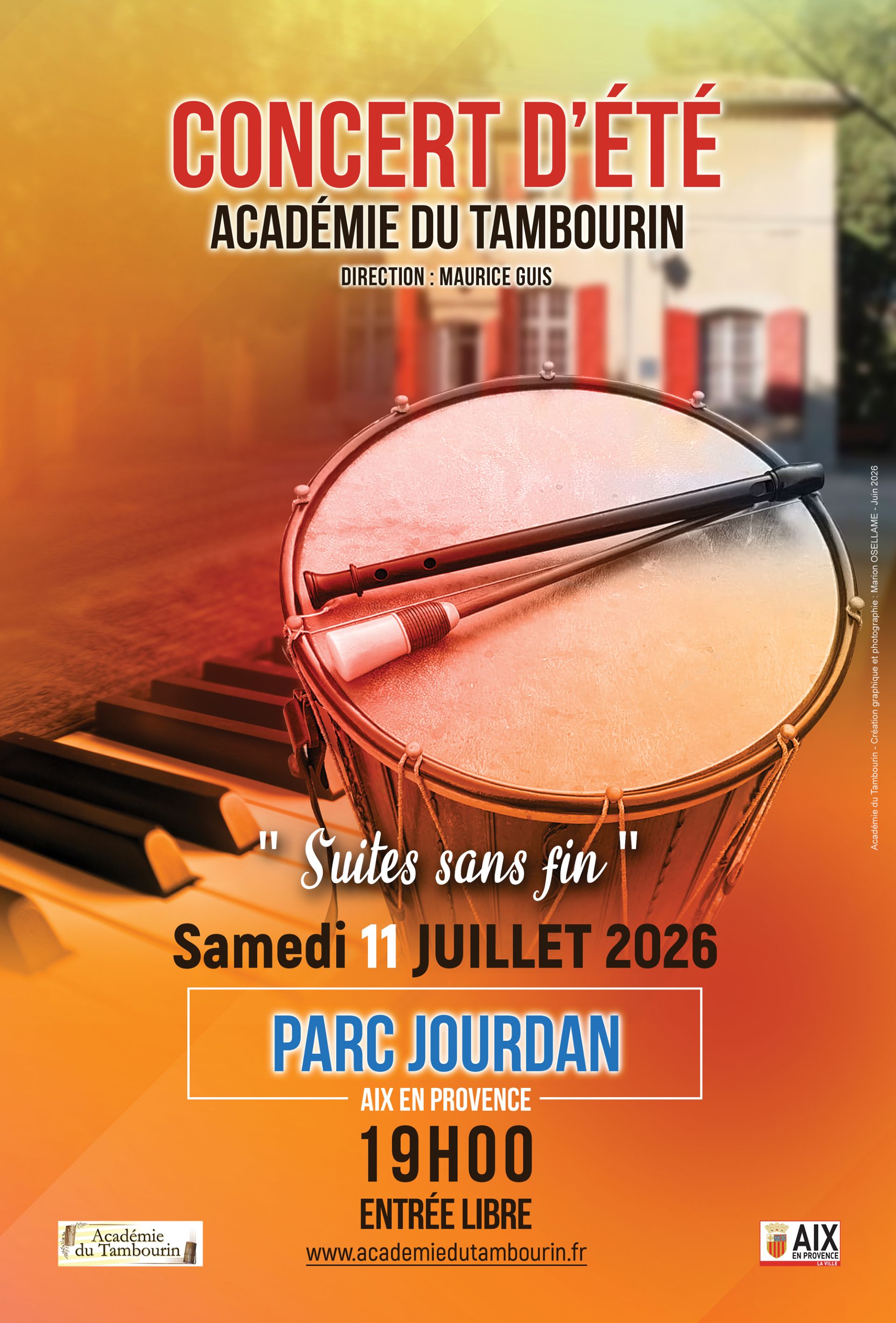 Concert d'�t� de l'Acad�mie du Tambourin