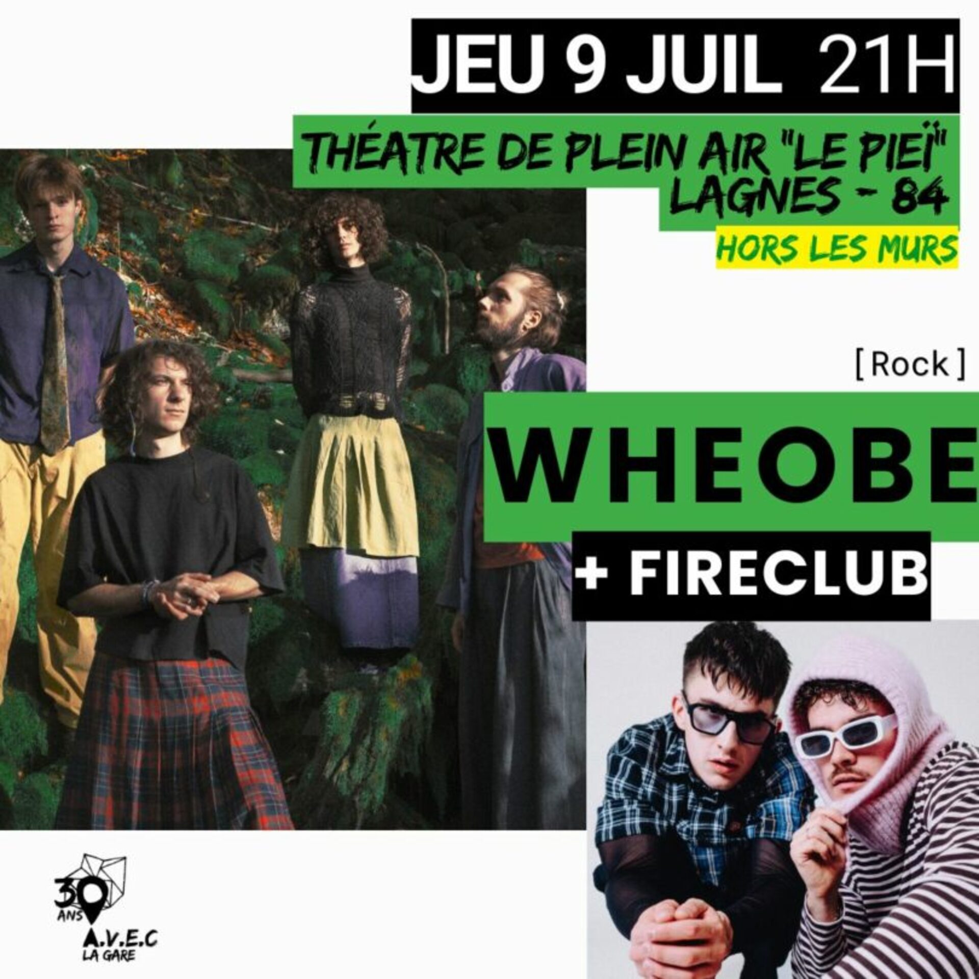 Wheobe + Fireclub - avec La Gare de Coustellet