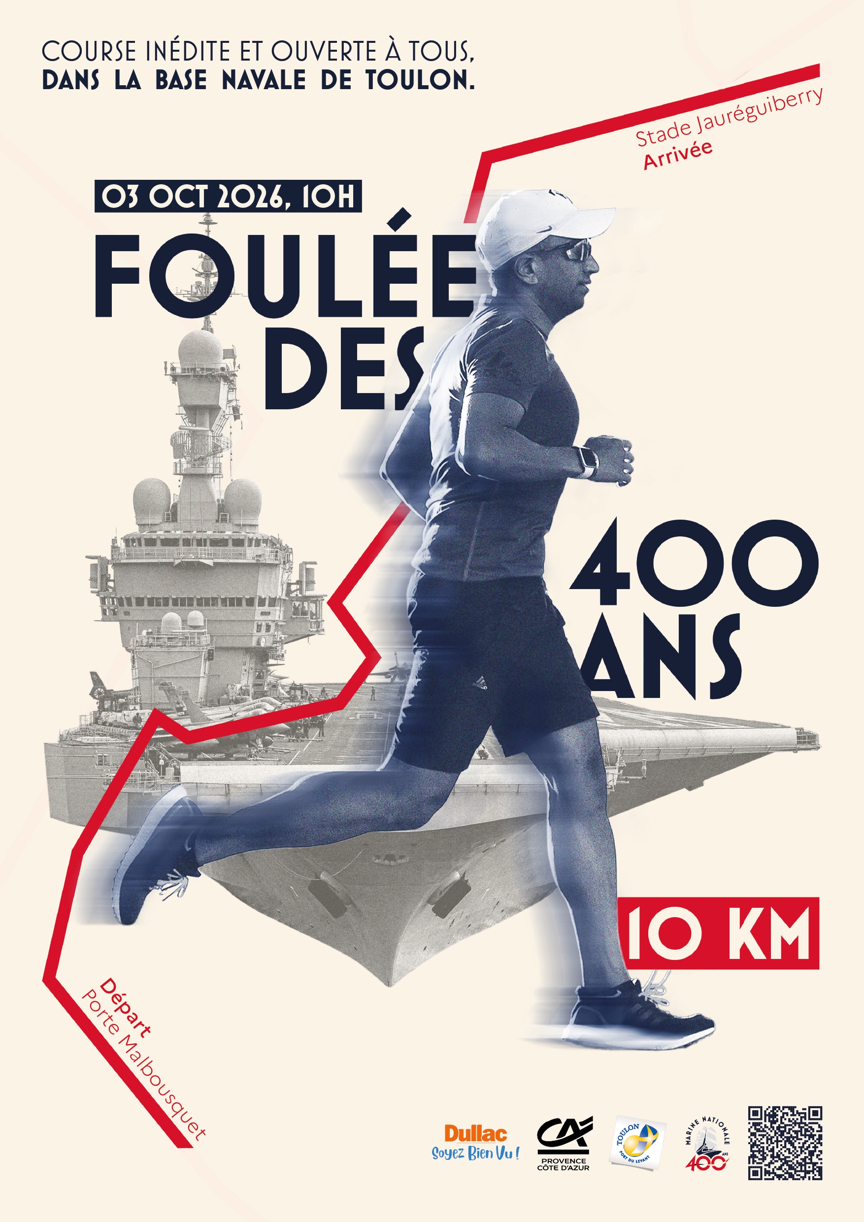 Course p�destre - Foul�e des 400 ans