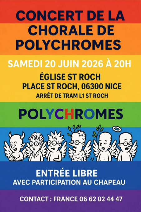 Concert de la chorale de Polychromes