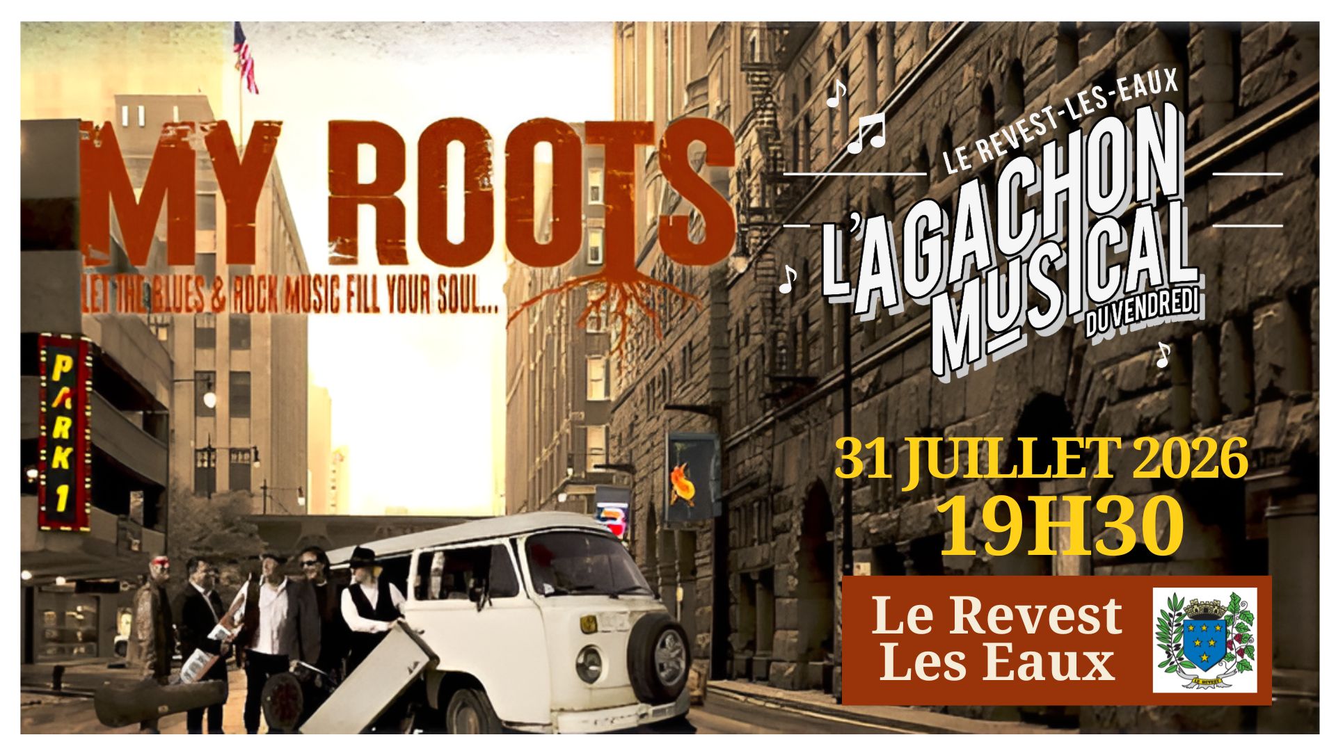 Concert - My Roots - L'Agachon musical du vendredi