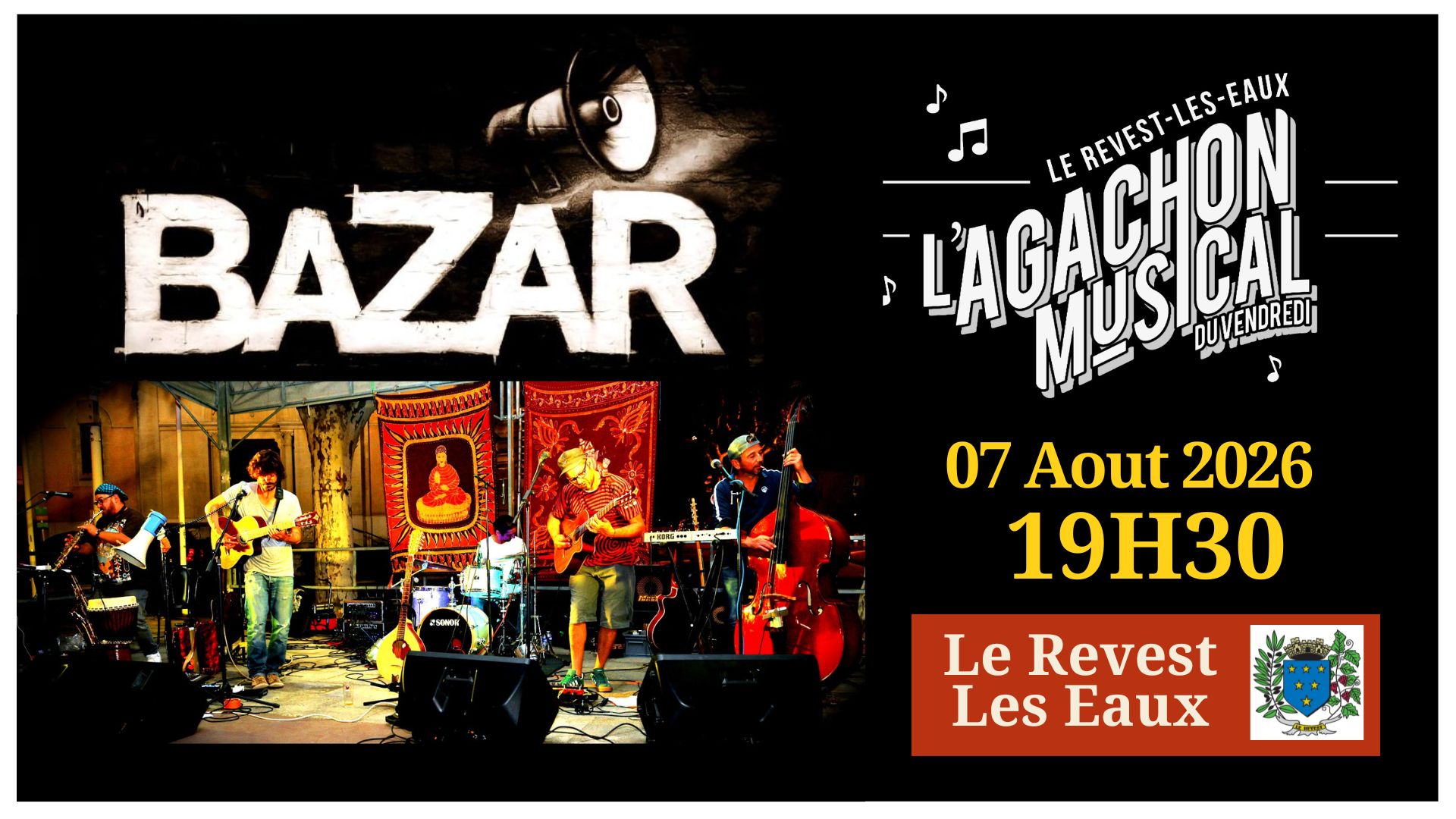 Concert - Bazar - L'Agachon musical du vendredi