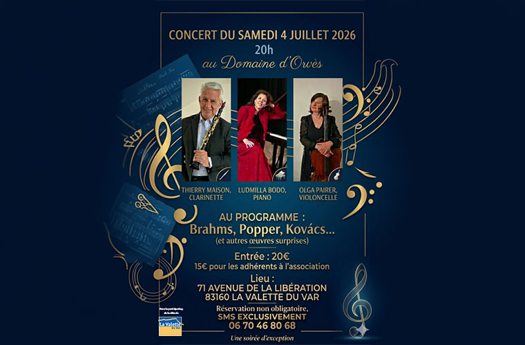 Concert - Musique de chambre au Domaine d'Orv�s