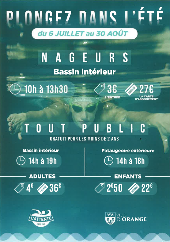 Plongez dans l'�t� : Piscine l'Attente