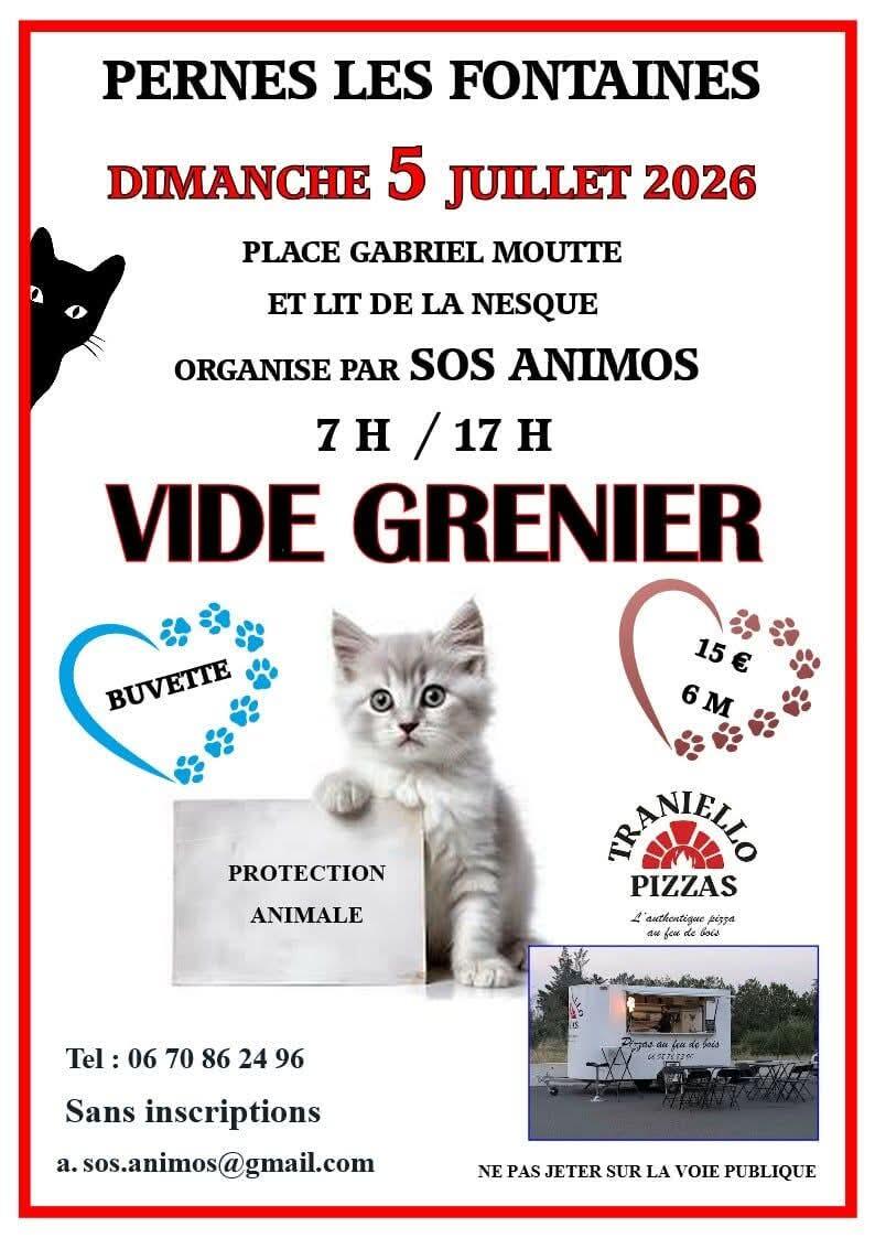 Vide-grenier par SOS Animos