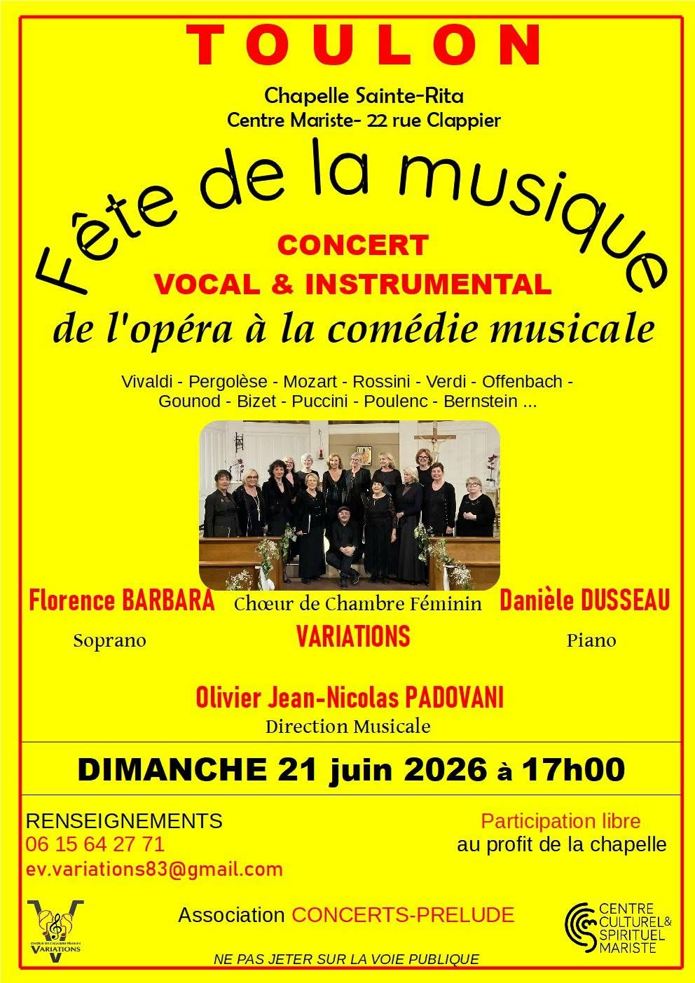 Concert vocal et instrumental 