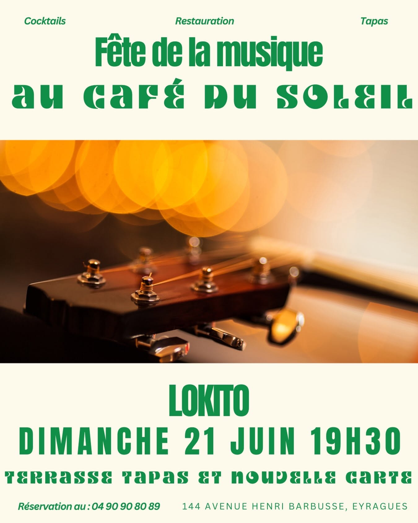 F�te de la Musique au Caf� du Soleil