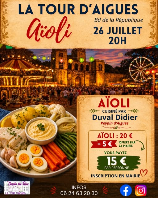 Aioli g�ant � La Tour d'Aigues