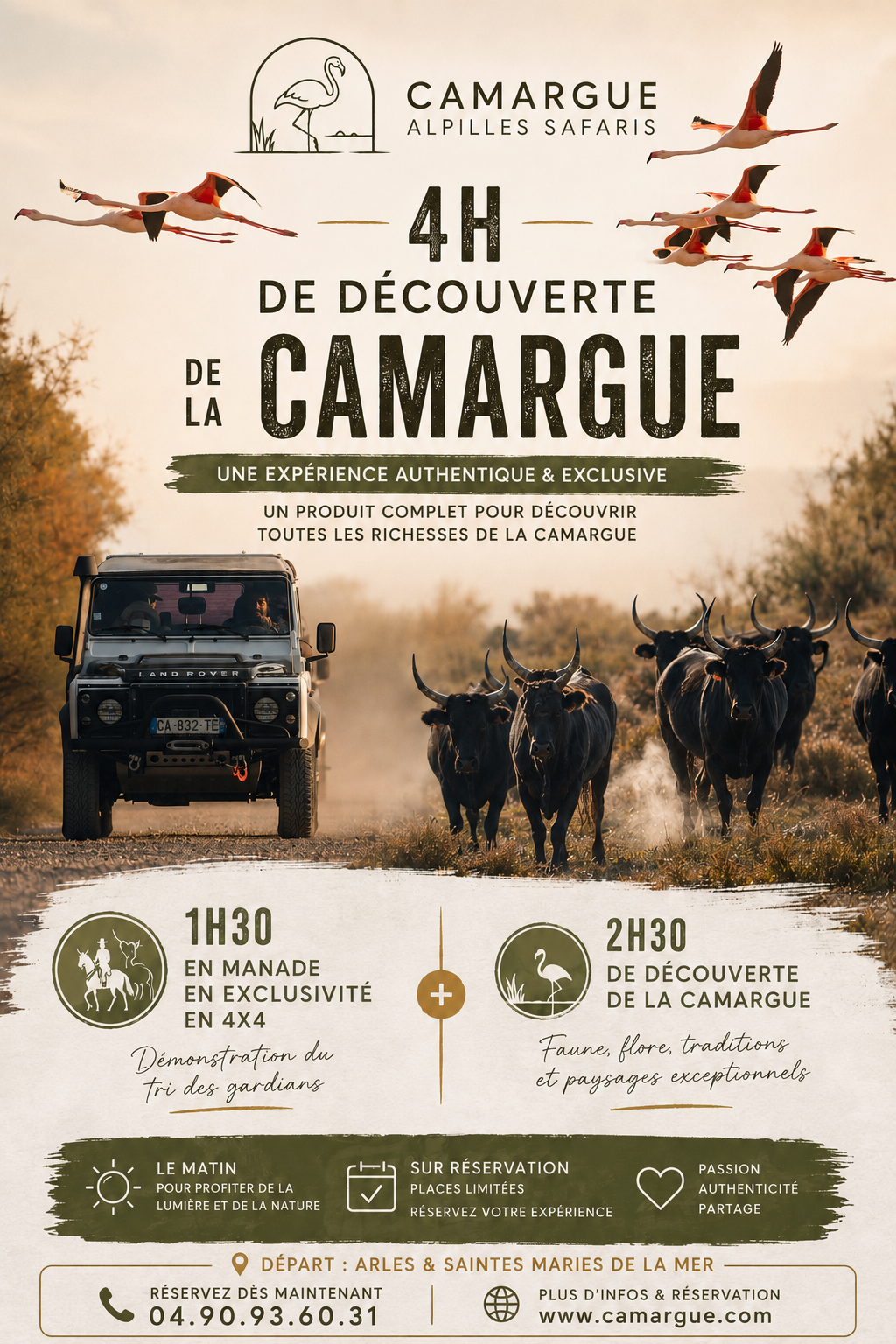Safari Camargue avec d�couverte d'une manade