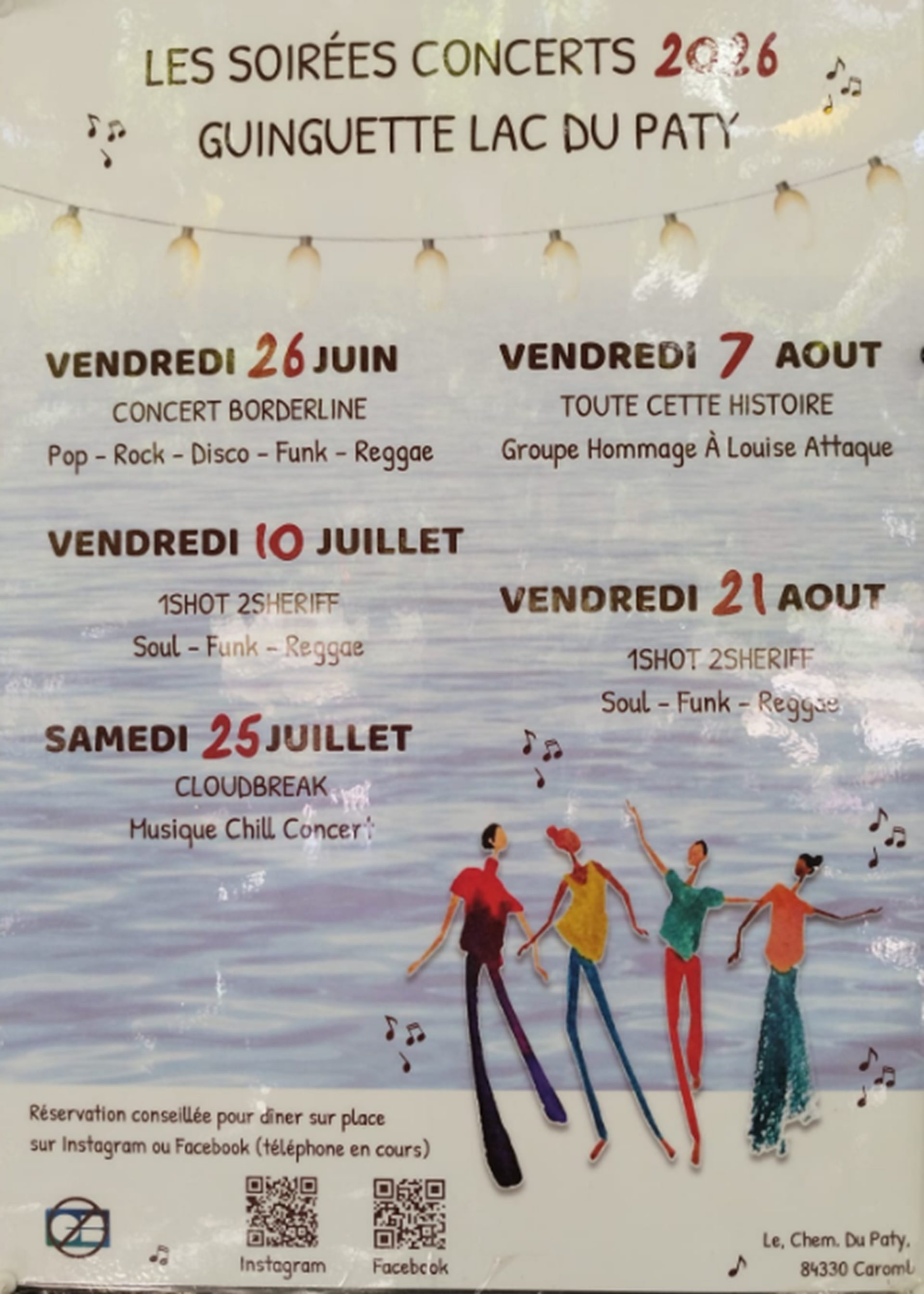 Les soir�es concerts