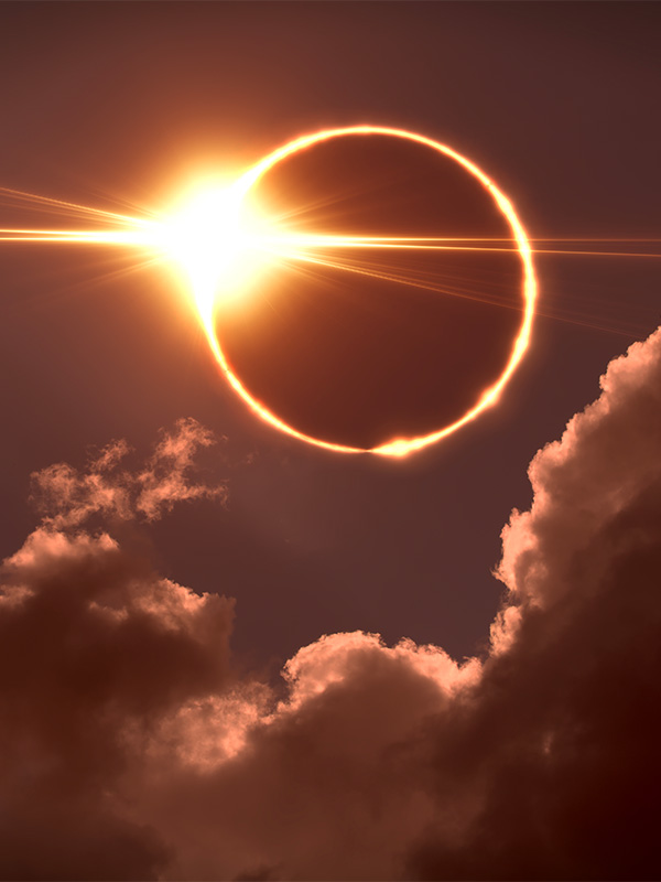 Soir�e �clipse solaire