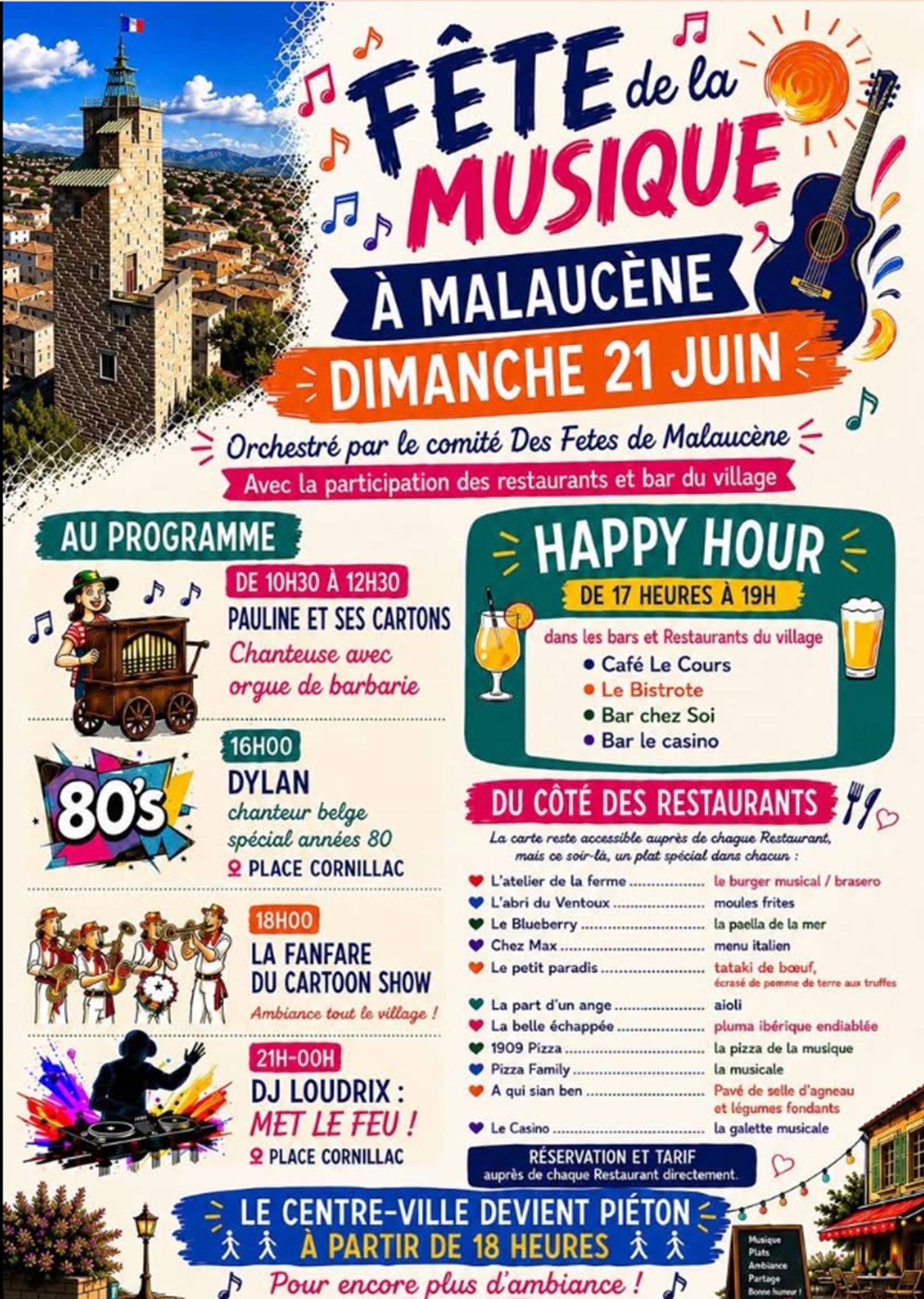 F�te de la musique � Malauc�ne