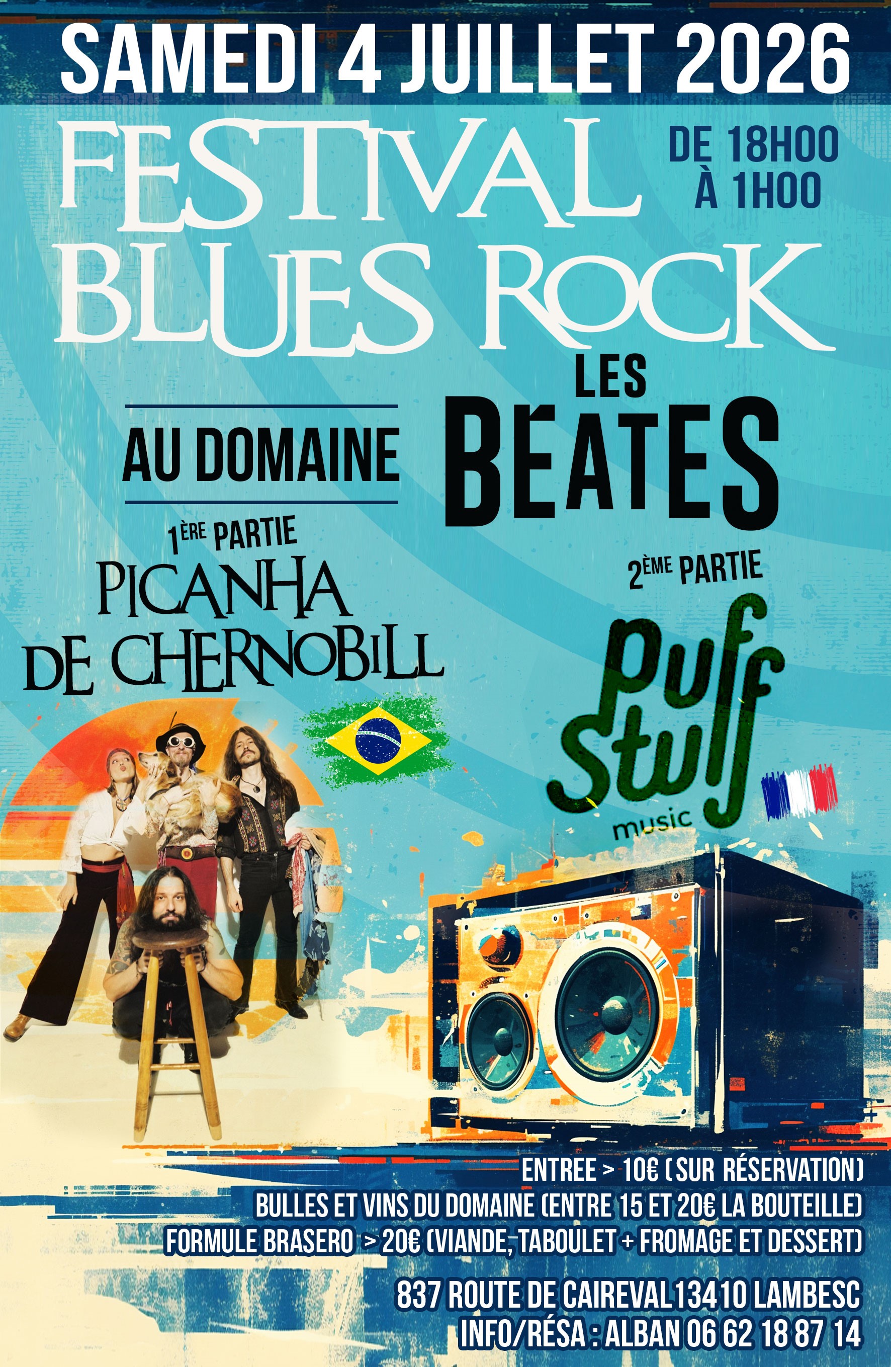 Festival Blues Rock aux B�ates
