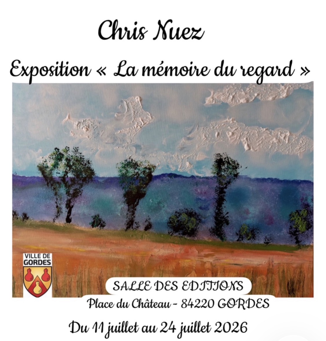Exposition � La m�moire du regard �