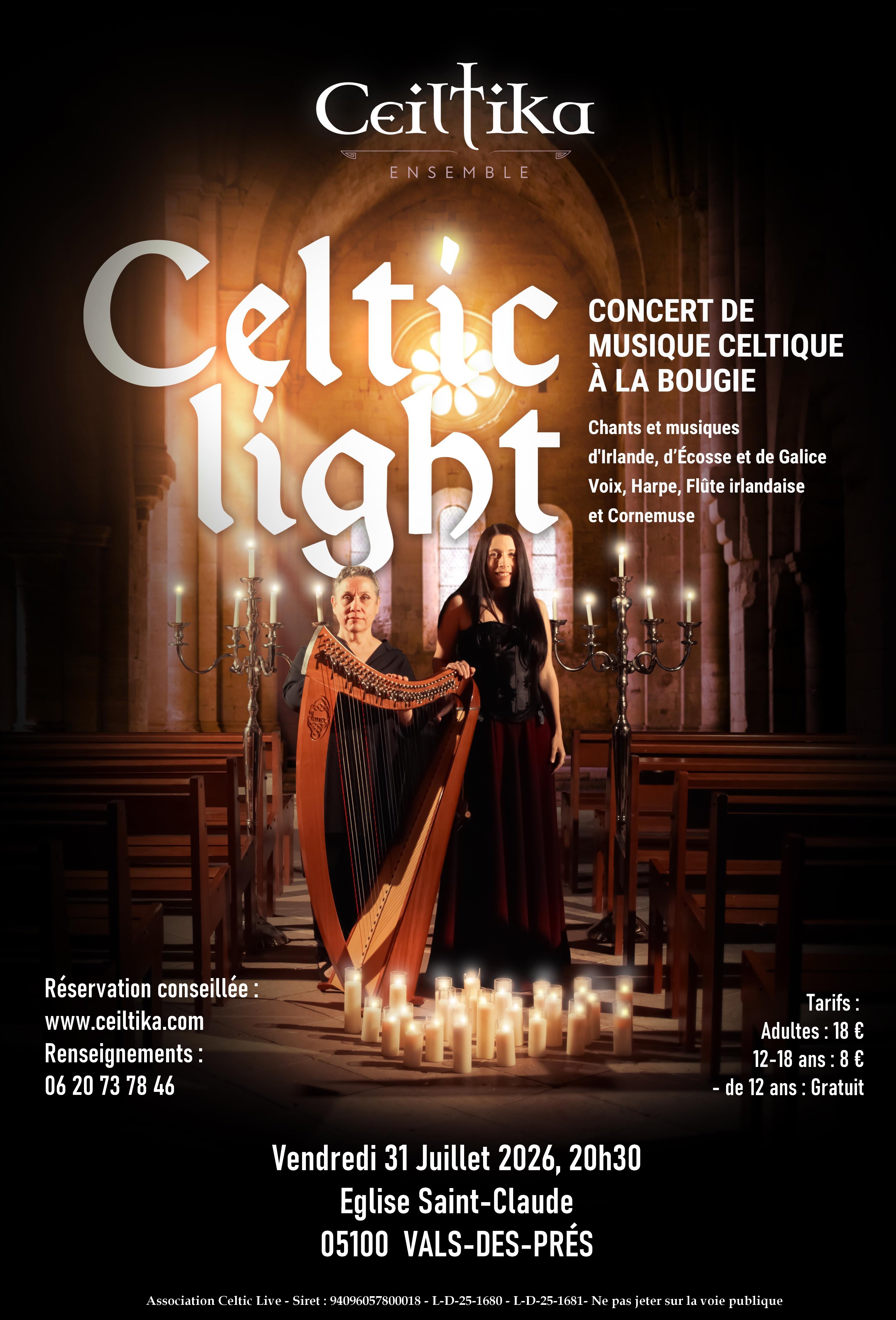 CELTIC LIGHT - Concert de Musique Celtique �clair� � la lueur des Bougies