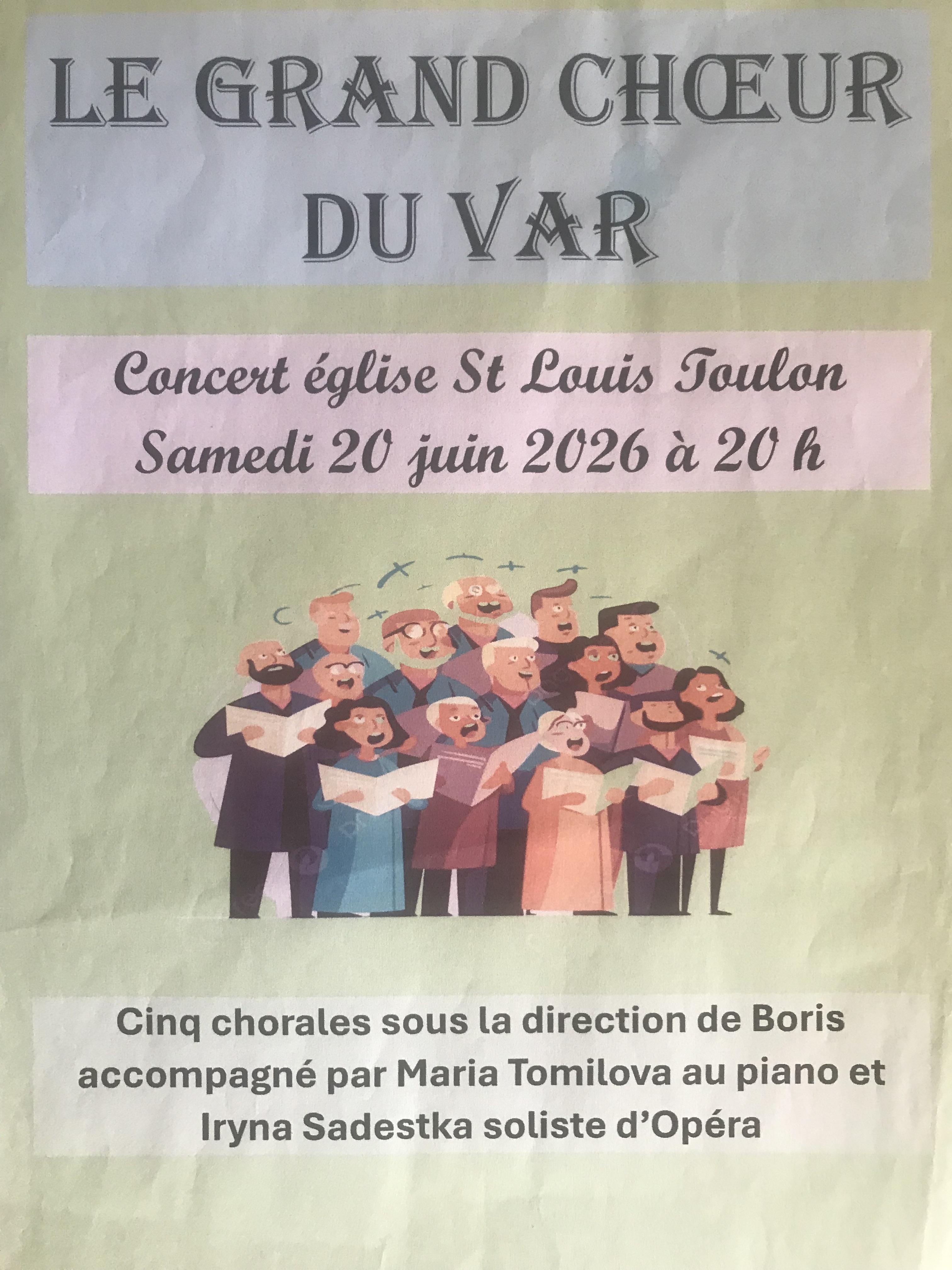Concert - Le Grand Choeur du Var