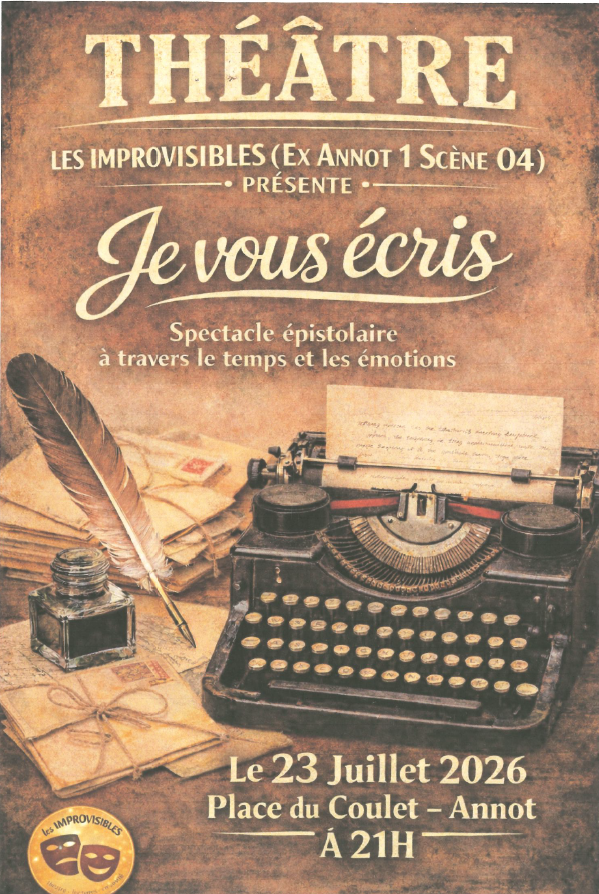 Th��tre - Je vous �cris