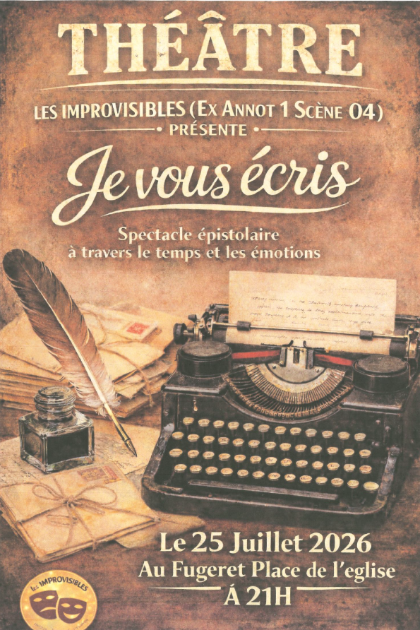Th��tre - Je vous �cris