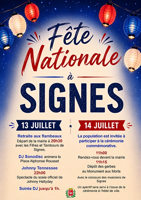 F�te nationale � Signes