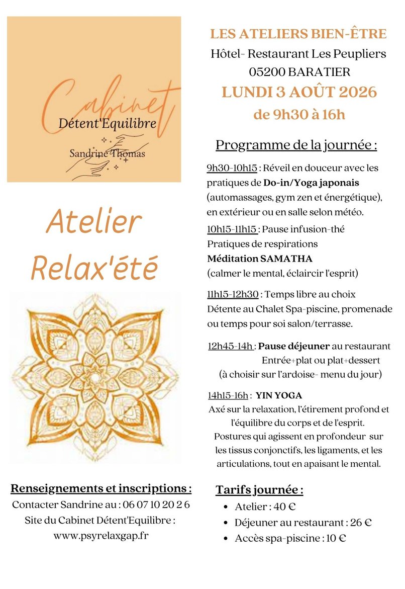 Atelier Relax'�t�