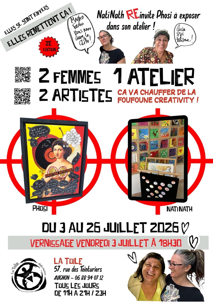 2 femmes 2 artistes 1 atelier