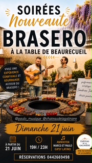 Soir�e Brasero � la Table de Beaurecueil