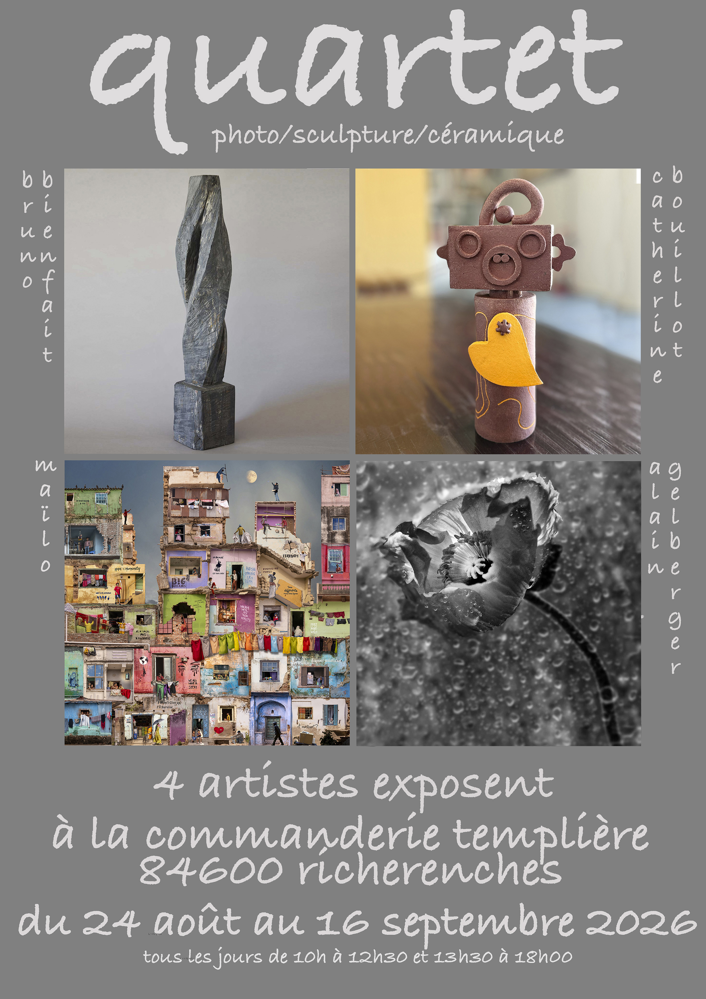 Exposition de photos, sculptures, et c�ramiques