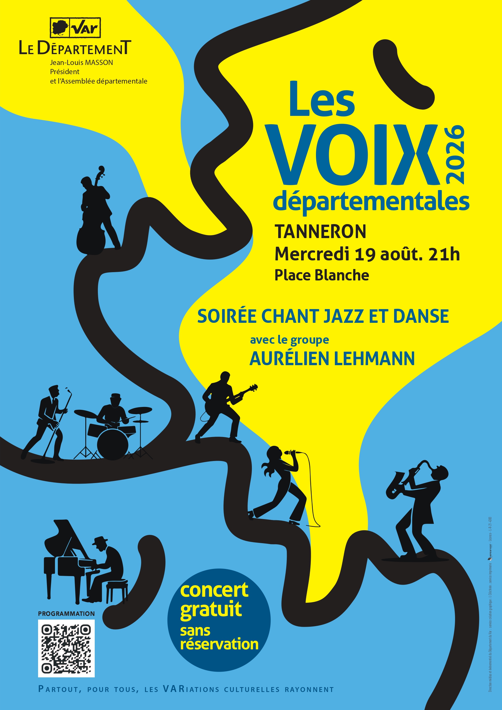 Les Voix d�partementales 2026: Soir�e chant Jazz et Danse