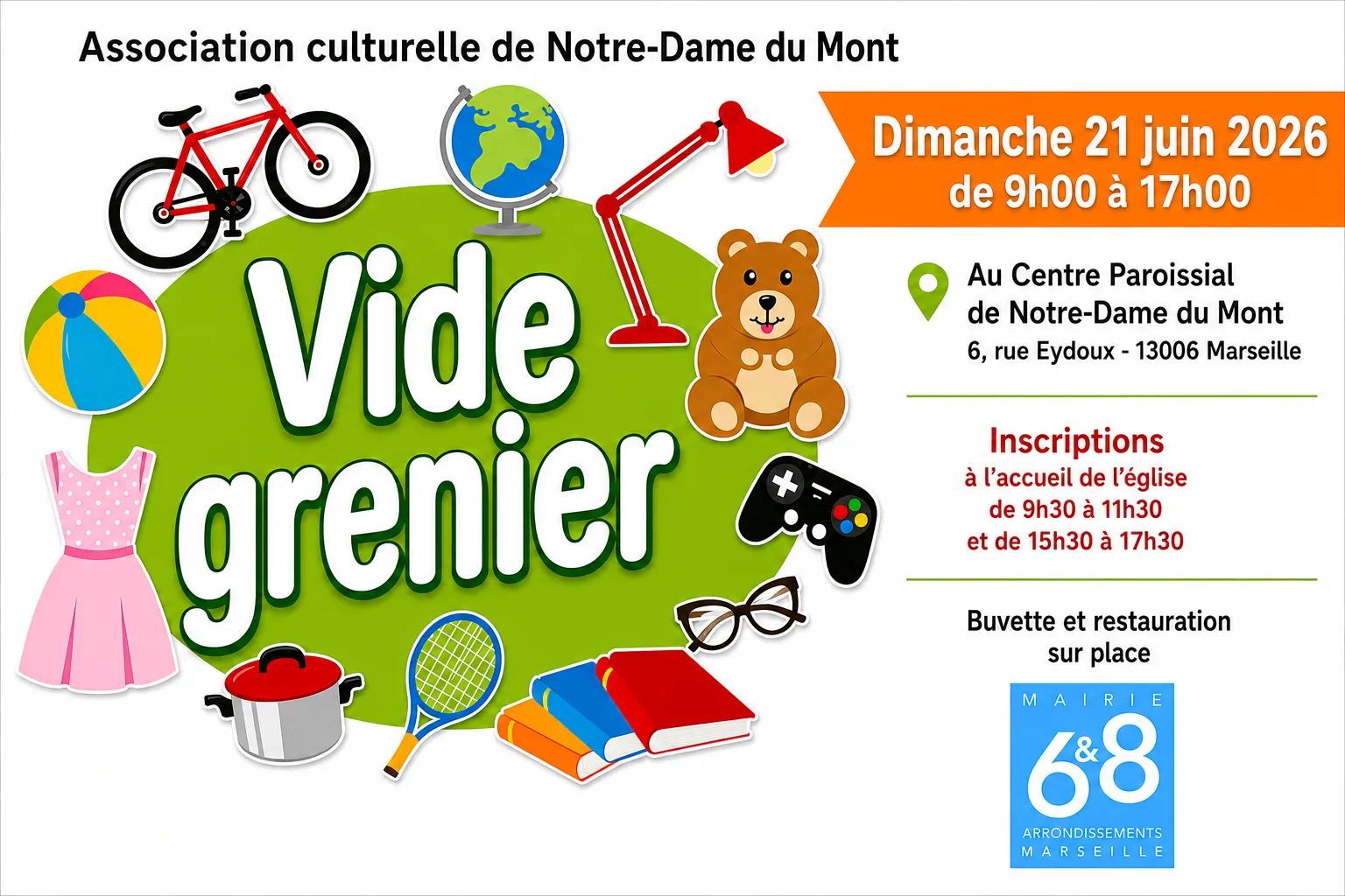 Vide grenier ND du Mont